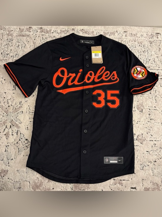 Nike Other - Nike Authentic Baltimore Orioles Adley Rutschman #35 Black Limited Jersey Mens S